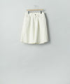 【ssstein】 DOUBLE WEAVE COTTON SHORTS - CREAM