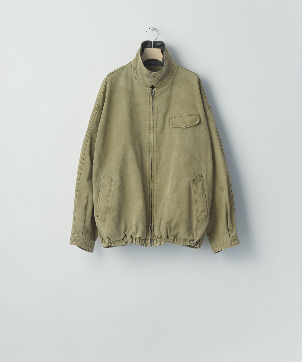 ssstein(シュタイン)のSULFUR DYED OXFORD VINTAGE JACKET - KHAKIの公式通販サイトsession福岡セレクトショップ