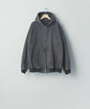 【ssstein】SULFUR DYED OXFORD VINTAGE HOOD JACKET - BLACK