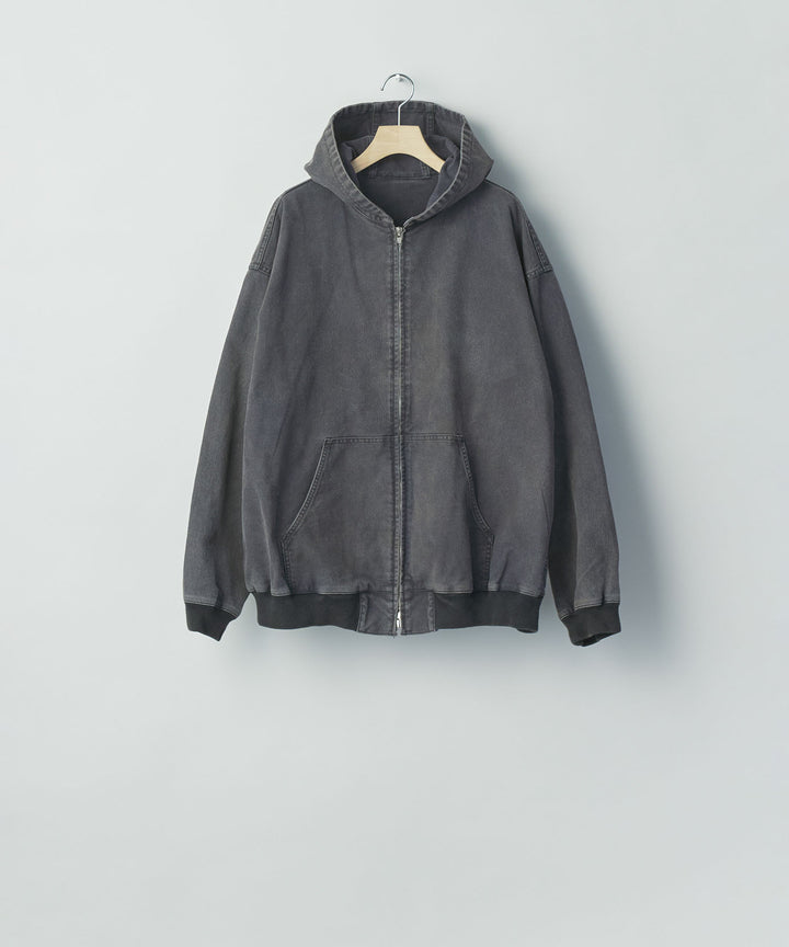 ssstein(シュタイン)のSULFUR DYED OXFORD VINTAGE HOOD JACKET - BLACKの公式通販サイトsession福岡セレクトショップ