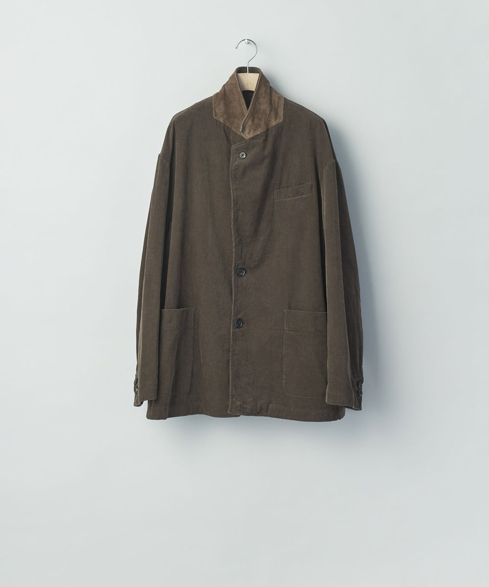 ssstein(シュタイン)のVINTAGE CORDUROY SINGLE BREASTED JACKET - BROWNの公式通販サイトsession福岡セレクトショップ