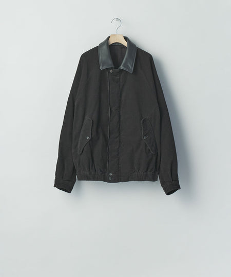 【ssstein】VINTAGE CORDUROY ZIP JACKET - BLACK