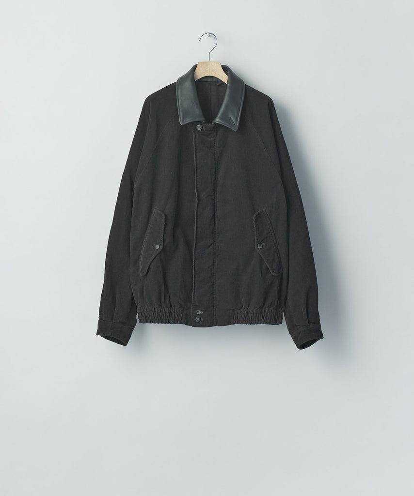 STONE  ブラック コーデュロイジャケット ssstein / シュタイン】VINTAGE CORDUROY ZIP JACKET - BLACK | 公式