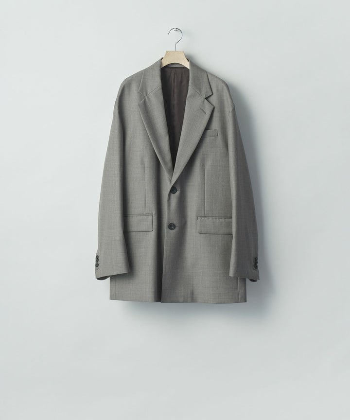 ssstein(シュタイン)のEX. FINE WOOL OVERSIZED SINGLE BREASTED LONG JACKET - GREIGEの公式通販サイトsession福岡セレクトショップ