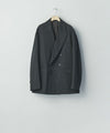 【ssstein】 OVERSIZED DOUBLE BREASTED JACKET - BLACK