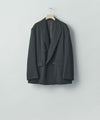 【ssstein】 DOUBLE BREASTED BLAZER - BLACK