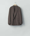 【ssstein】 DOUBLE BREASTED BLAZER - GREY KHAKI