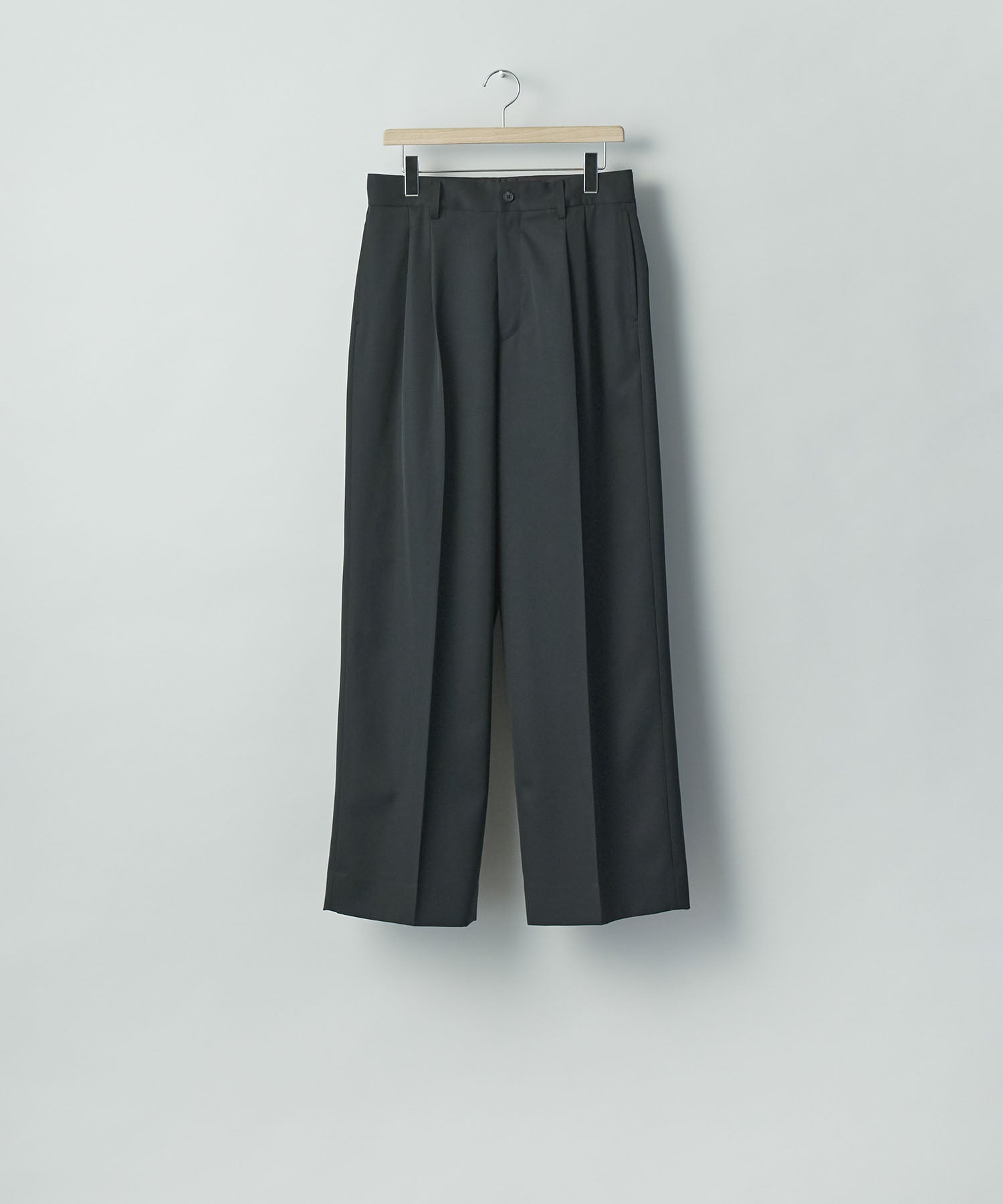 ssstein / シュタイン】LONG WIDE TROUSERS - BLACK | 公式通販サイト
