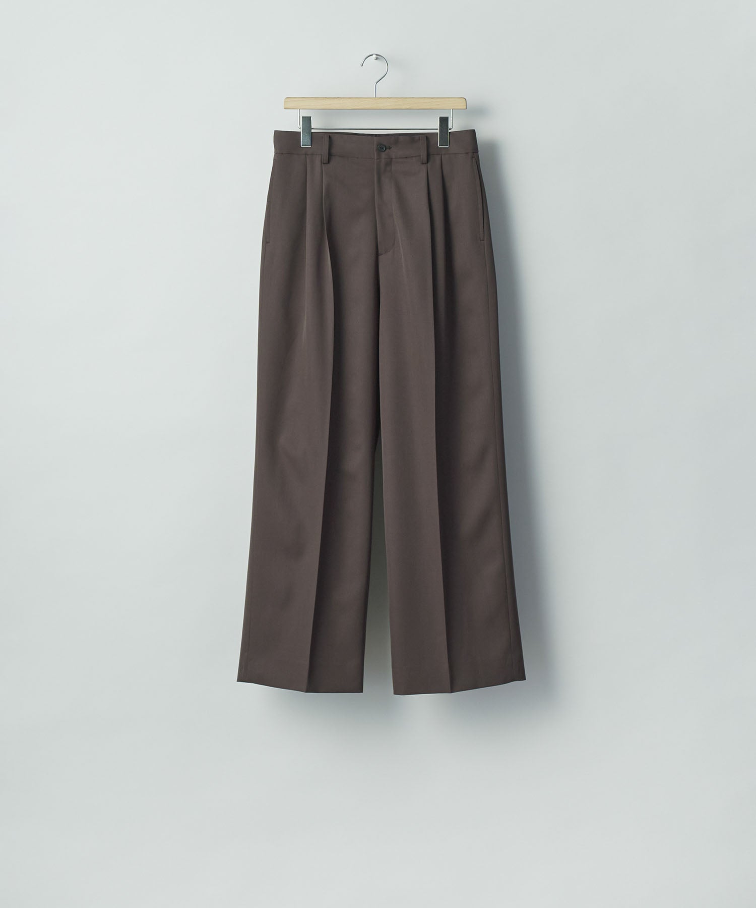ssstein / シュタイン】LONG WIDE TROUSERS - GREY KHAKI | 公式通販
