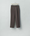 【ssstein】 STRAIGHT TROUSERS - GREY KHAKI