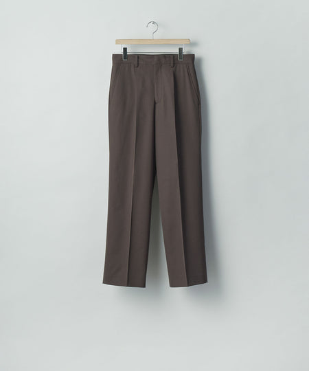 【ssstein】 STRAIGHT TROUSERS - GREY KHAKI