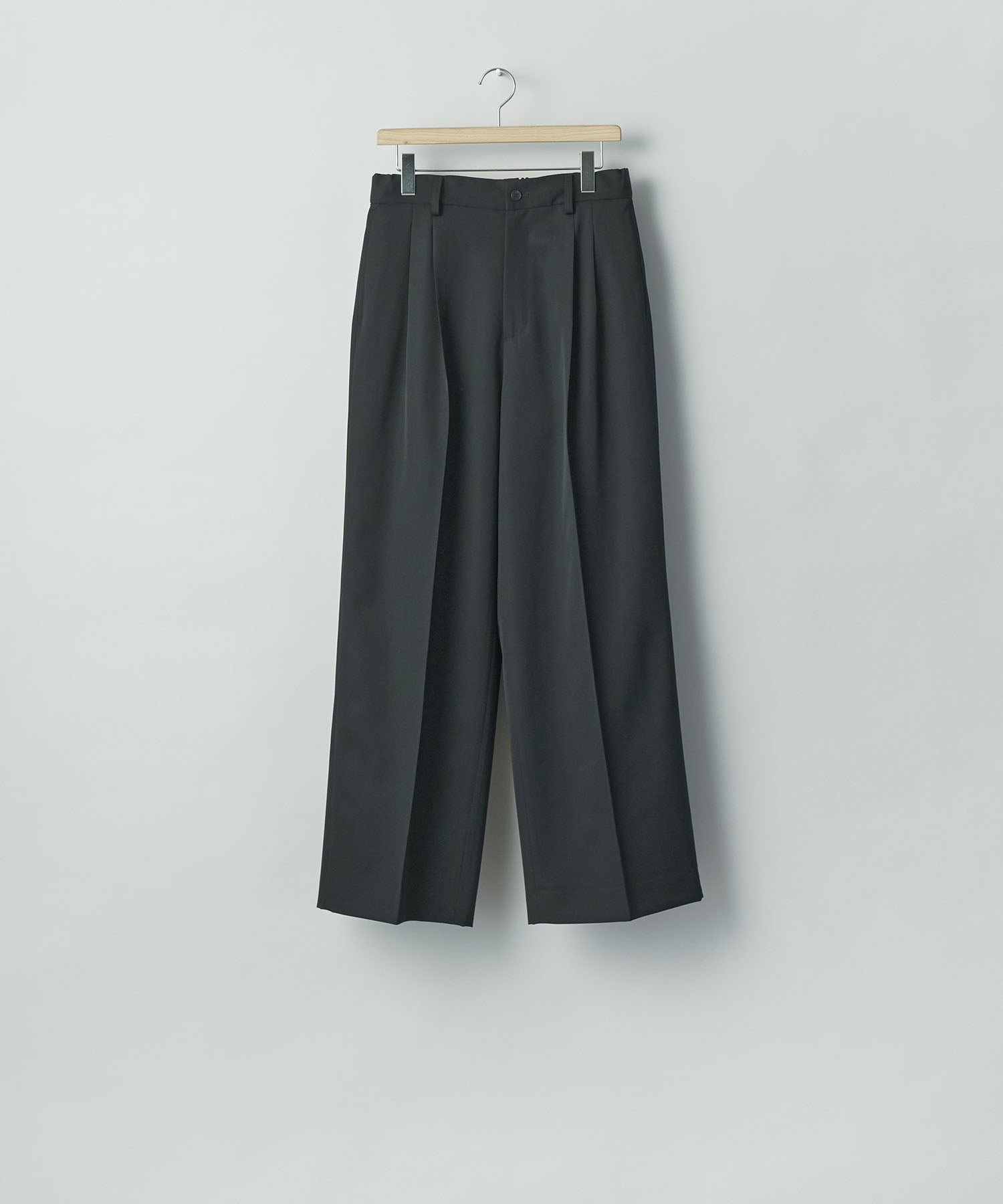 ssstein / シュタイン】EASY LONG WIDE TROUSERS - BLACK | 公式通販