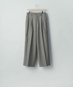 ssstein / シュタイン】EXTRA FINE WOOL EASY LONG WIDE TROUSERS
