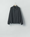 【ssstein】 W/CA FLEECE LIGHT ZIP JACKET - BLACK