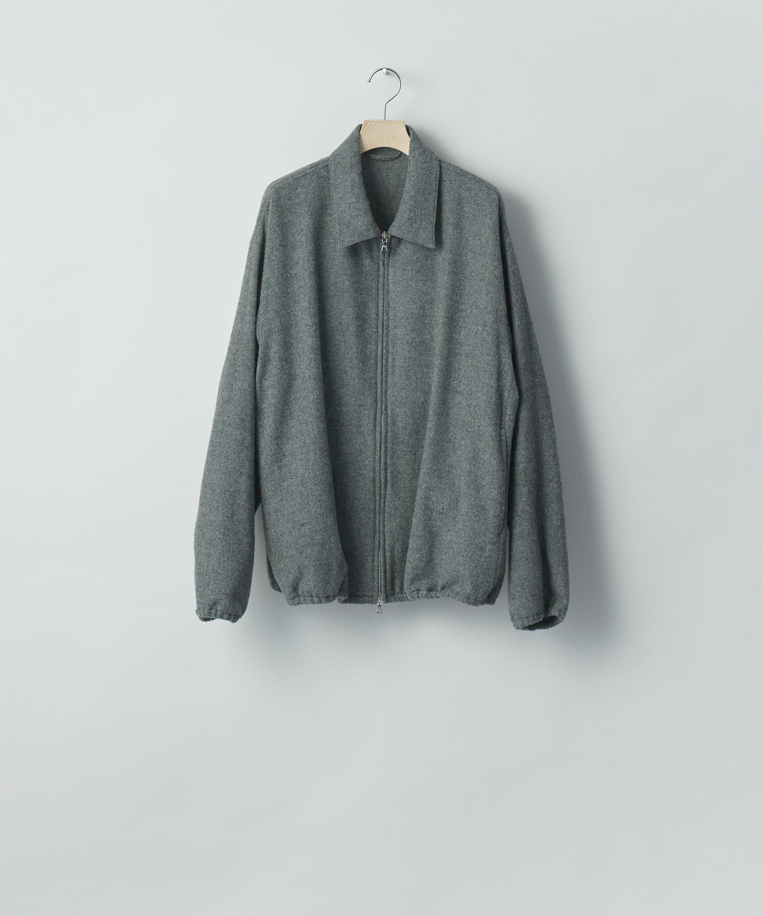 ssstein / シュタイン】W/CA FLEECE LIGHT ZIP JACKET - GREY | 公式