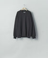 【ssstein】 LOOPWHEEL COTTON SWEAT LS - BLACK