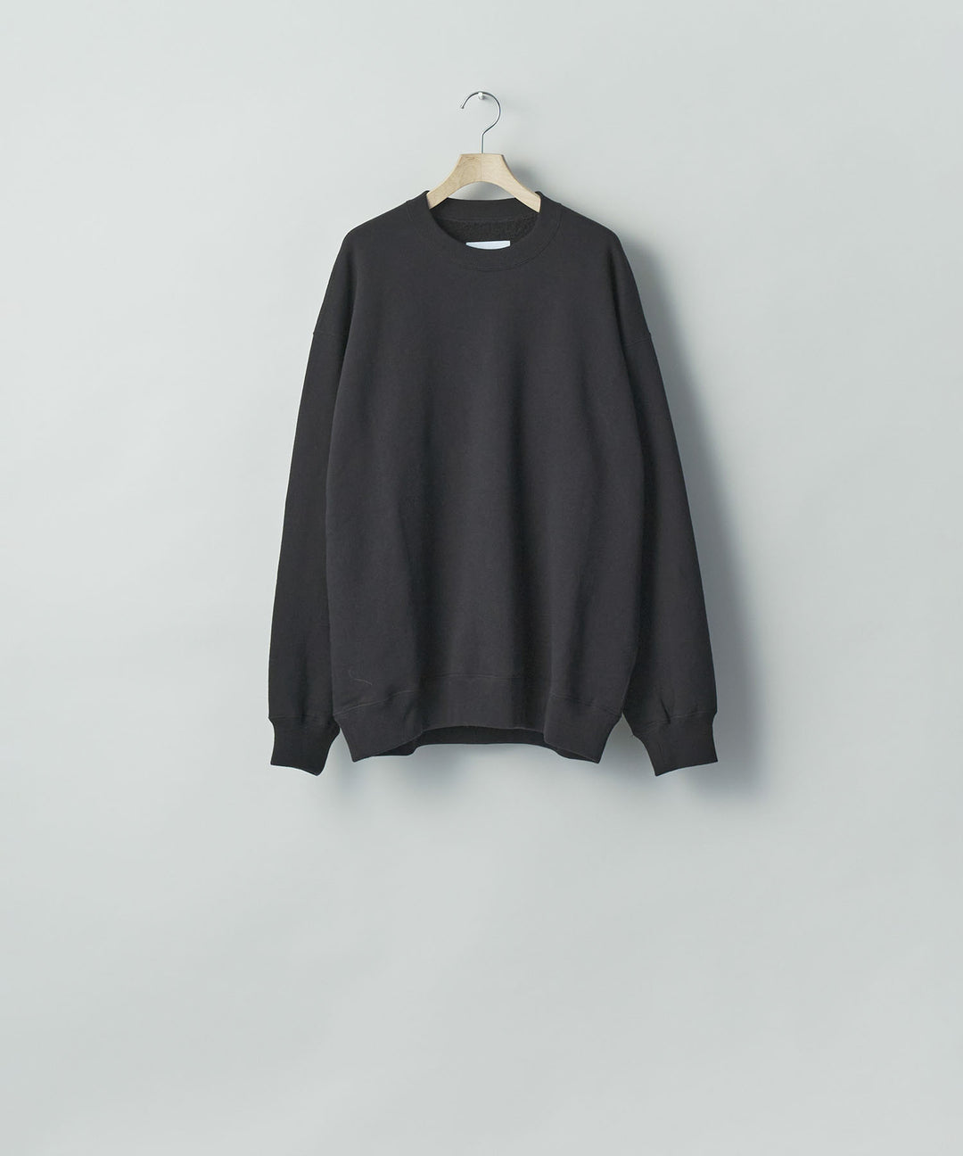 ssstein(シュタイン)の LOOPWHEEL COTTON SWEAT LS - BLACKの公式通販サイトsession福岡セレクトショップ