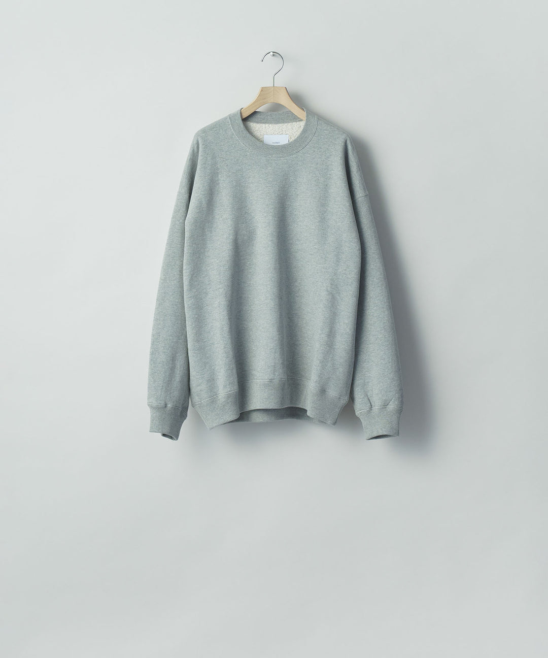 ssstein(シュタイン)の LOOPWHEEL COTTON SWEAT LS - GREYの公式通販サイトsession福岡セレクトショップ