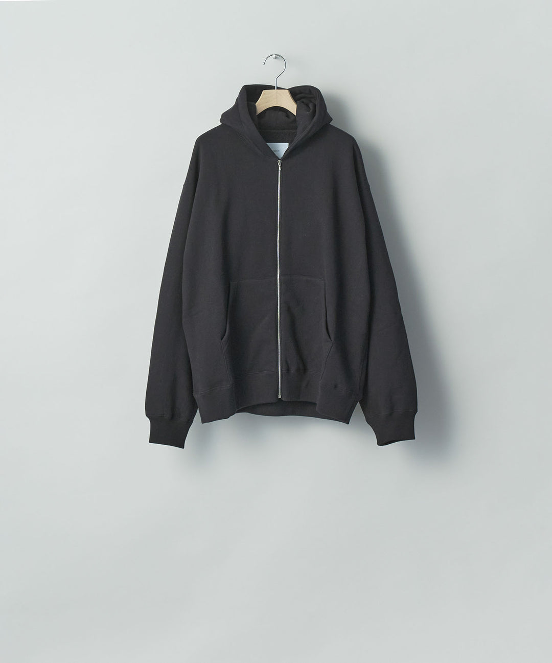 ssstein(シュタイン)のLOOPWHEEL COTTON SWEAT ZIP HOODY - BLACKの公式通販サイトsession福岡セレクトショップ