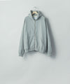 【ssstein】LOOPWHEEL COTTON SWEAT ZIP HOODY - GREY