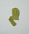 【ssstein】CASHMERE SHAGGY BALACLAVA - OLIVE