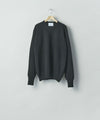【ssstein】EXTRA FINE WOOL KNIT CREW NECK LS - BLACK
