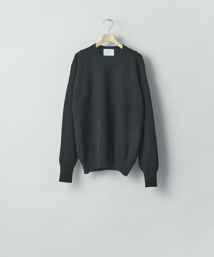 ssstein(シュタイン)のEXTRA FINE WOOL KNIT CREW NECK LS - BLACKの公式通販サイトsession福岡セレクトショップ