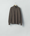 【ssstein】EXTRA FINE WOOL KNIT TURTLE NECK LS - MOCHA