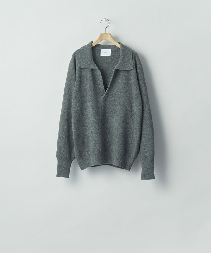 ssstein(シュタイン)のEXTRA FINE WOOL KNIT SKIPPER - GREY公式通販サイトsession福岡セレクトショップ