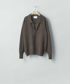 【ssstein】EXTRA FINE WOOL KNIT SKIPPER - MOCHA