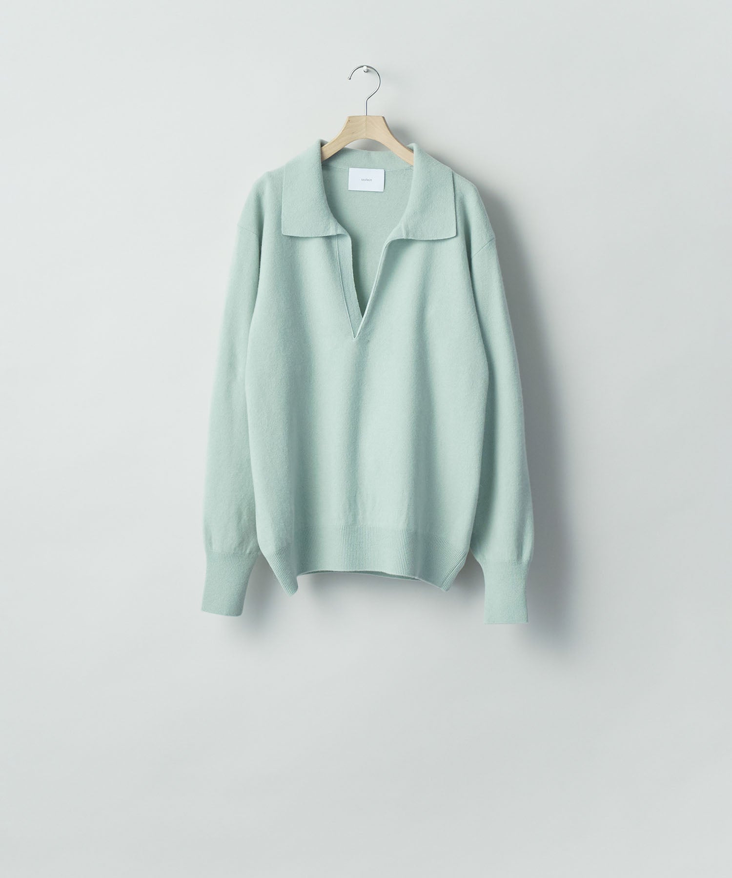 ssstein / シュタイン】EXTRA FINE WOOL KNIT SKIPPER - SAX | 公式