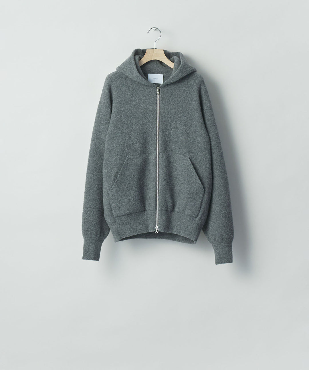 ssstein(シュタイン)のSUPER FINE WOOL MILLED KNIT HOOD JACKET - GREYの公式通販サイトsession福岡セレクトショップ