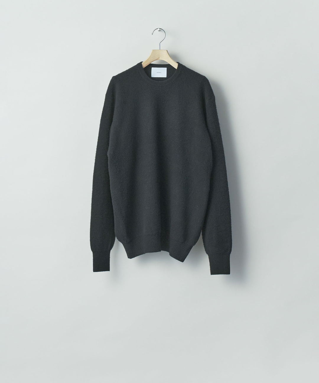 ssstein(シュタイン)のSUPER FINE WOOL MILLED KNIT CREW NECK LS - BLACKの公式通販サイトsession福岡セレクトショップ