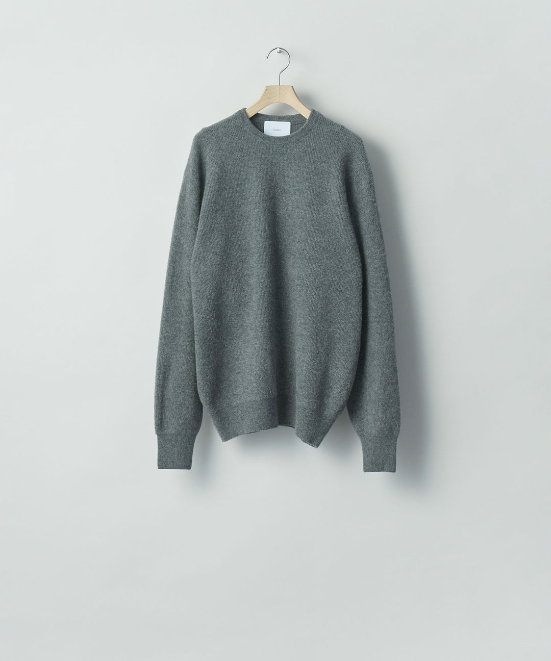 ssstein(シュタイン)のSUPER FINE WOOL MILLED KNIT CREW NECK LS - GREYの公式通販サイトsession福岡セレクトショップ