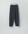 【ssstein】 SUPER FINE WOOL MILLED KNIT PANTS - BLACK