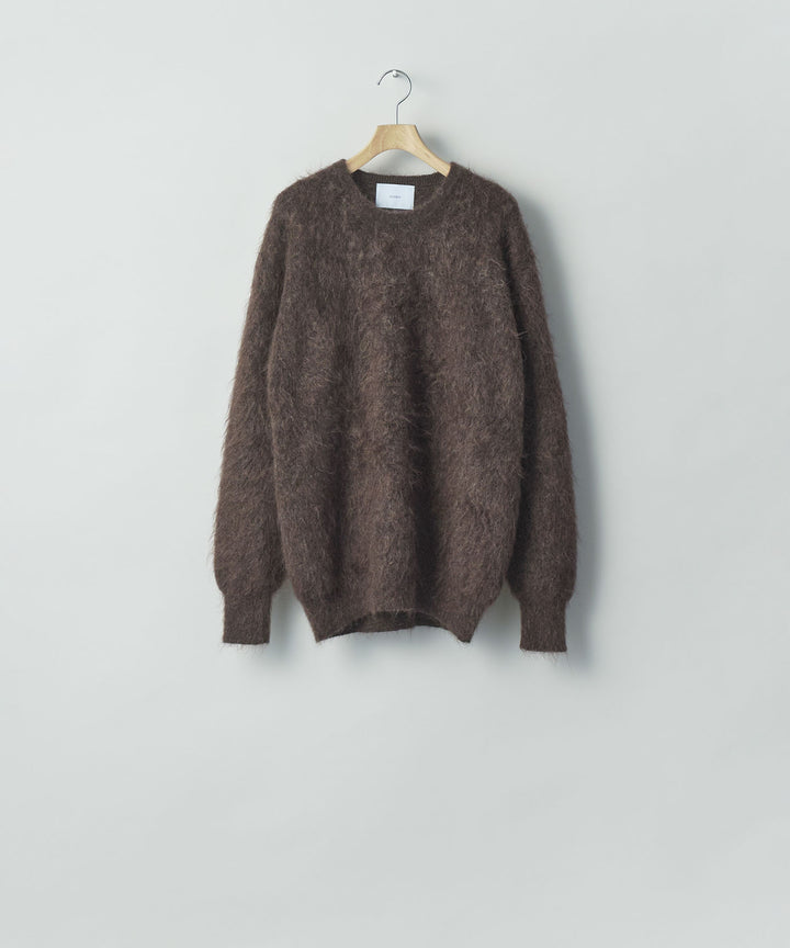 ssstein(シュタイン)の KID MOHAIR KNIT CREW NECK LS - DARK BROWNの公式通販サイトsession福岡セレクトショップ