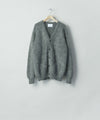 【ssstein】  KID MOHAIR KNIT V NECK CARDIGAN - GREY