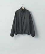 画像をギャラリービューアに読み込む, ssstein(シュタイン)の LIGHT LINEN SHIRRED LIGHT ZIP JACKET - BLACKの公式通販サイトsession福岡セレクトショップ
