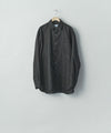 【ssstein】 LIGHT LINEN OVERSIZED LS SHIRT - BLACK