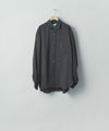 【ssstein】 CUPRO FIBRIL OVERSIZED LS SHIRT - CHARCOAL