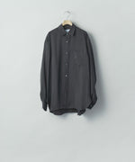画像をギャラリービューアに読み込む, ssstein(シュタイン)のCUPRO FIBRIL OVERSIZED LS SHIRT - CHARCOALの公式通販サイトsession福岡セレクトショップ

