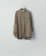 画像をギャラリービューアに読み込む, ssstein(シュタイン)のCUPRO FIBRIL OVERSIZED LS SHIRT - KHAKIの公式通販サイトsession福岡セレクトショップ
