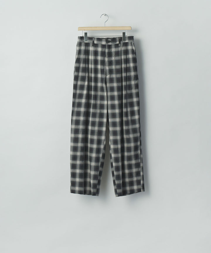 ssstein(シュタイン)のCOTTON VISCOSE WIDE EASY TROUSERS - BLACK OMBREの公式通販サイトsession福岡セレクトショップ