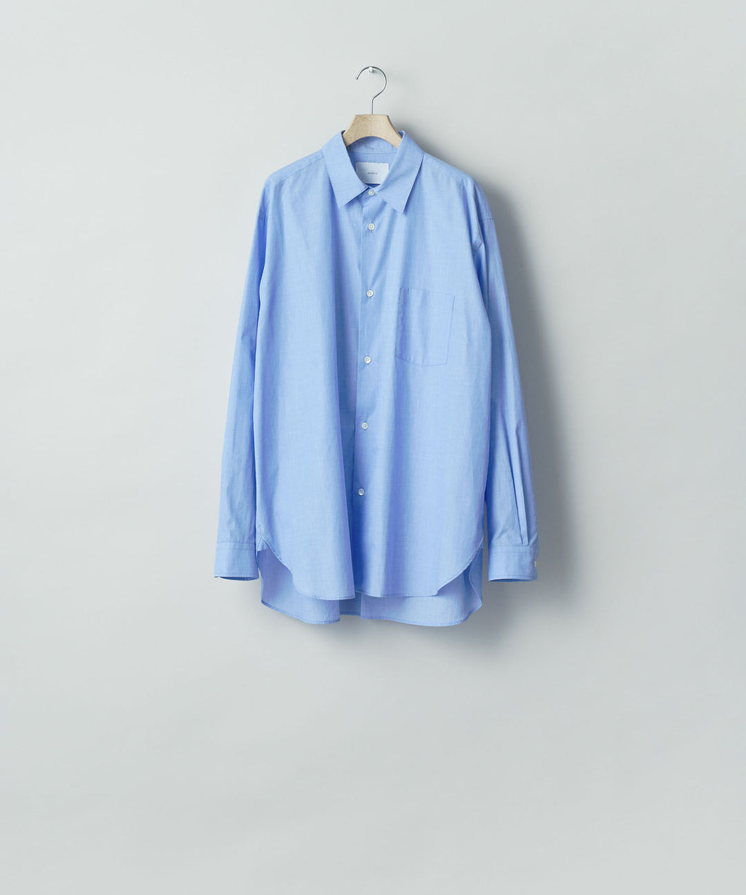 ssstein(シュタイン)のSMOOTH COTTON OVERSIZED REGULAR COLLAR SHIRT - BLUEの公式通販サイトsession福岡セレクトショップ