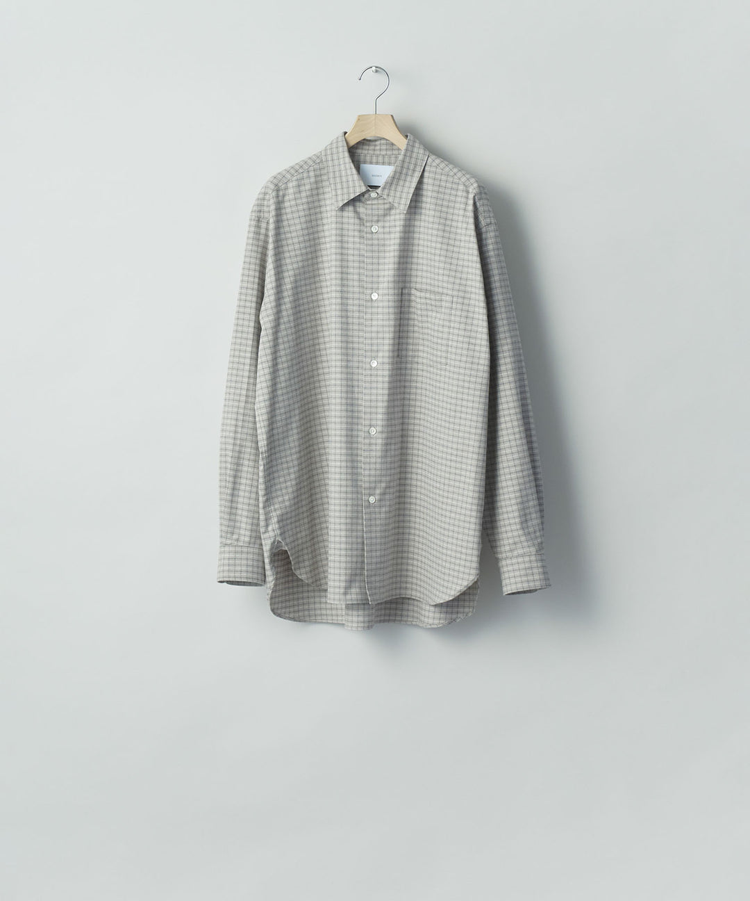 ssstein(シュタイン)のCOTTON LLAMA OVERSIZED REGULAR COLLAR SHIRT - GRAPH CHECKの公式通販サイトsession福岡セレクトショップ