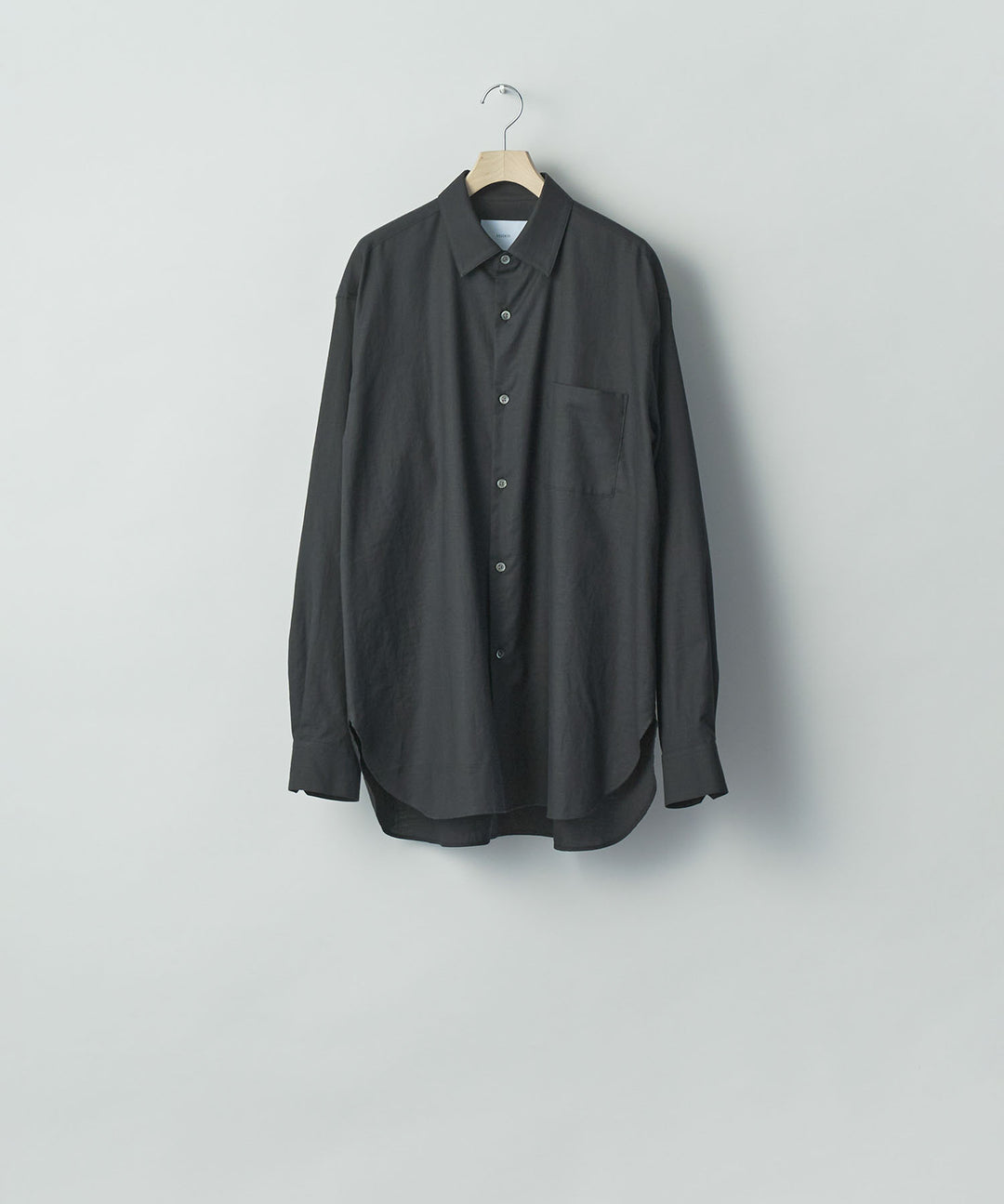 ssstein(シュタイン)のCOTTON SILK OVERSIZED LS SHIRT - BLACKの公式通販サイトsession福岡セレクトショップ