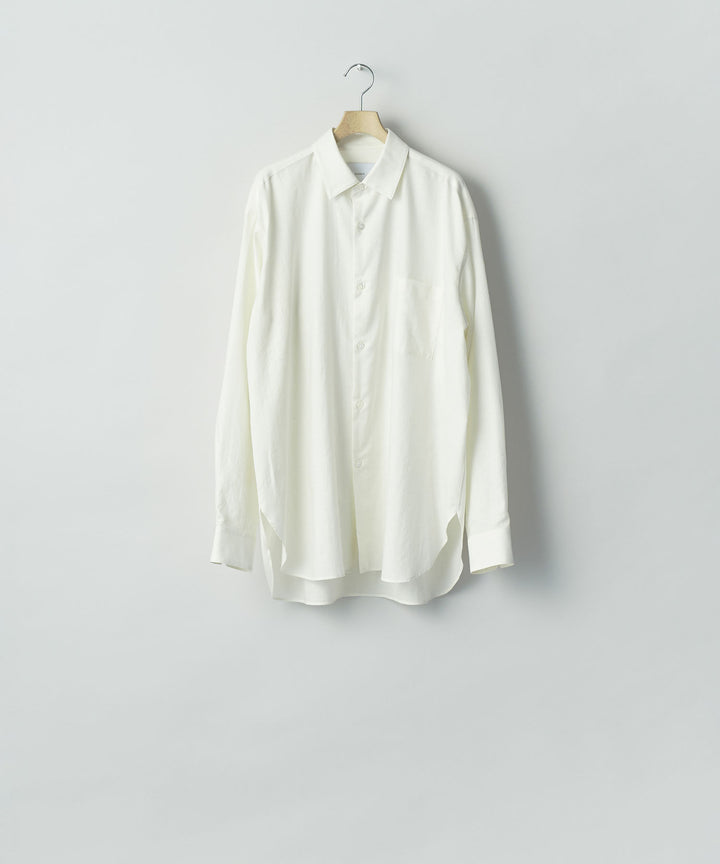 ssstein(シュタイン)のCOTTON SILK OVERSIZED LS SHIRT - CREAMの公式通販サイトsession福岡セレクトショップ
