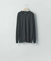 【ssstein】 FINE WOOL OVERSIZED LONG SLEEVE TEE - BLACK