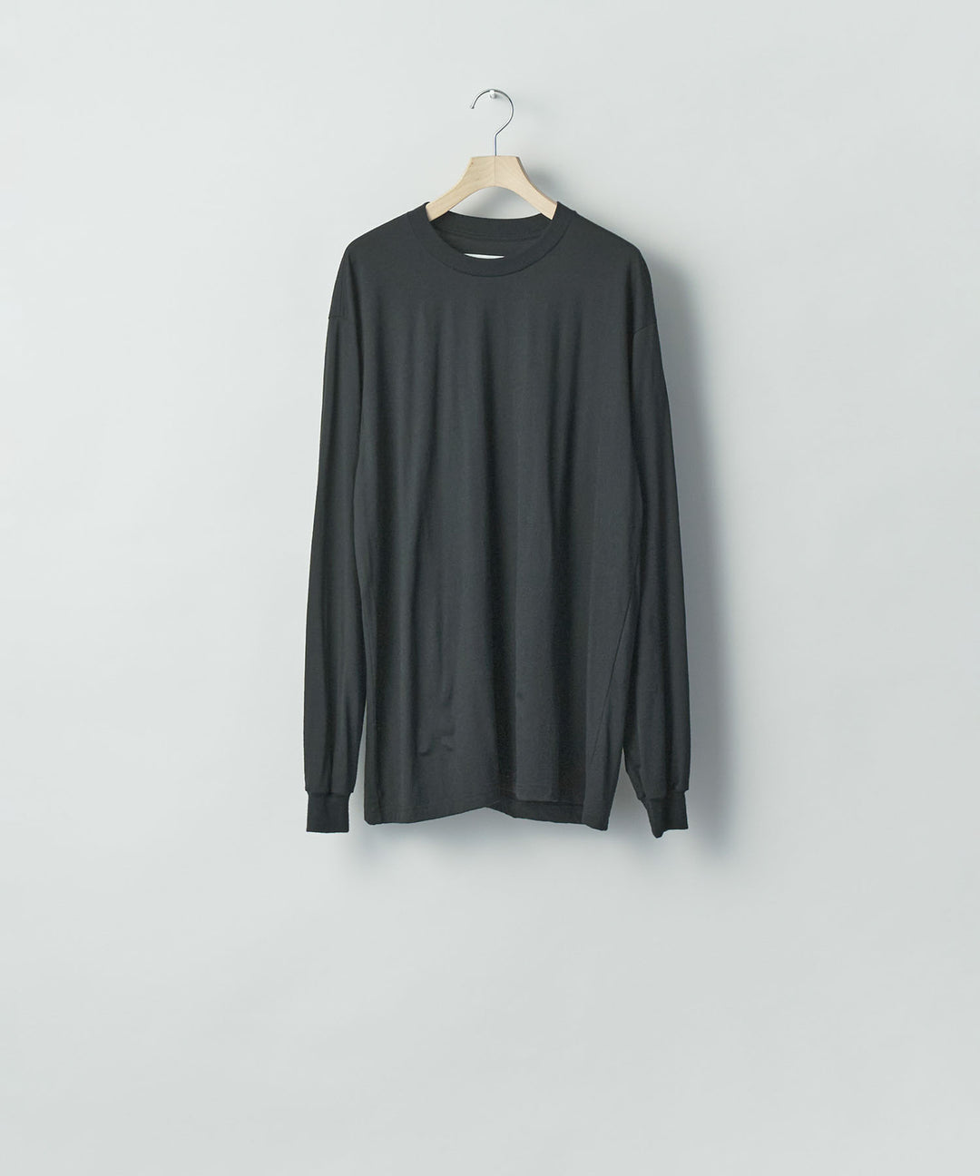 ssstein(シュタイン)のFINE WOOL OVERSIZED LONG SLEEVE TEE - BLACKの公式通販サイトsession福岡セレクトショップ