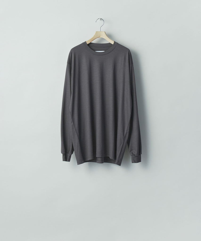 ssstein / シュタイン】FINE WOOL OVERSIZED LONG SLEEVE TEE